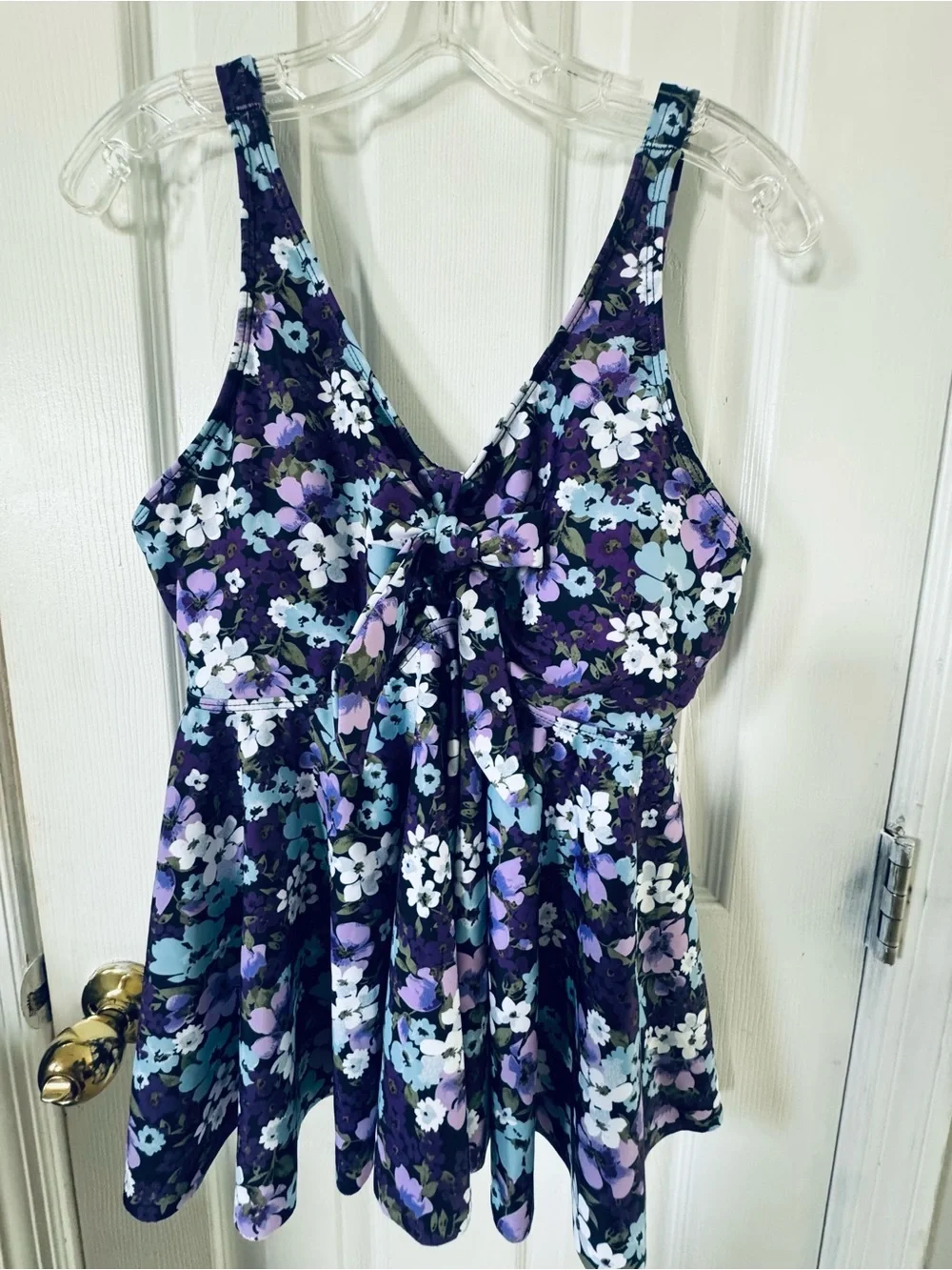 Floral Navy Purple Blue Sundress